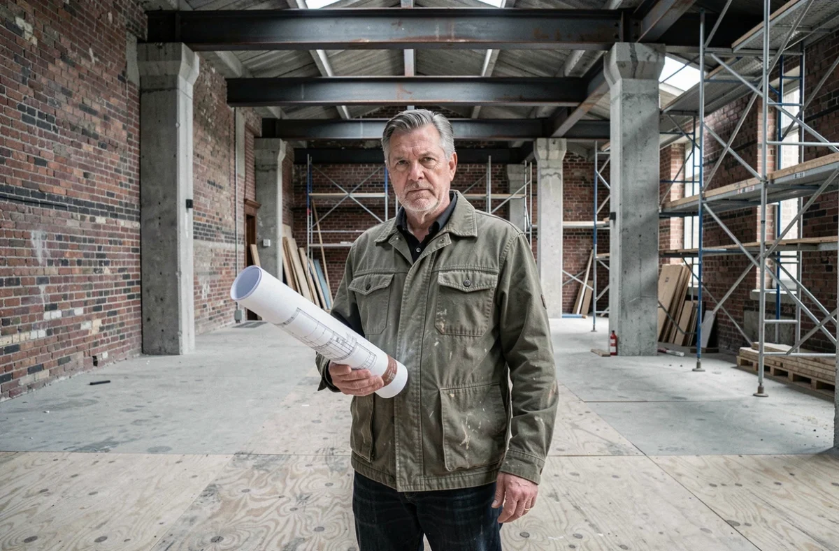 Propriétaire dans un bâtiment industriel en rénovation tenant des plans architecturaux, cas particulier d'exemption du DPE