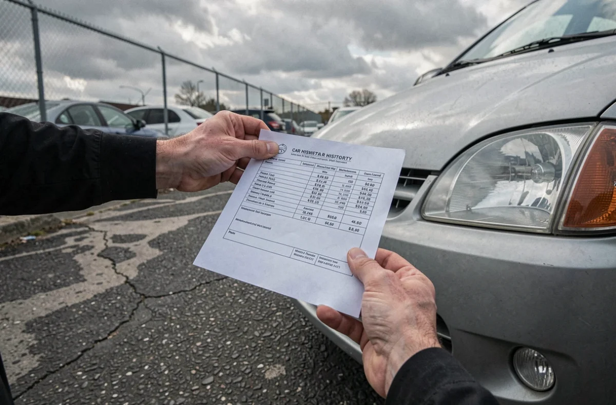 Inspection du carnet d'entretien d'une voiture d'occasion pour éviter les mauvaises surprises financières